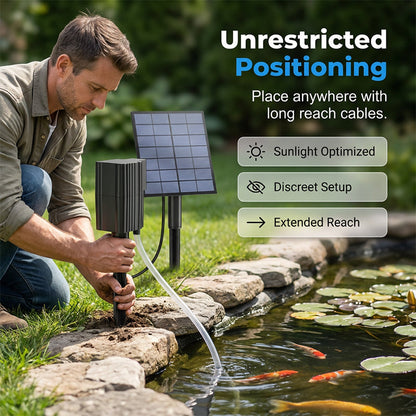 📢📢New arrival 50% OFF !! ⏰Solar Pond Aerator with Air Pump