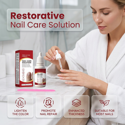 🥳2026 HOT SALE🥳💞50K+ SOLD!⭐🦶  Triple Action Nail Care Kit – Reduces thickness, smooths surface, strengthens brittle nails. Dropper precision. Faster results! 💅✨