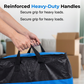📦Last Day Special Price:£8.99!!!🧳 Collapsible Storage and Moving Bag – Heavy-duty handles & zippered closure – Folds flat, perfect for moving, travel or closet organization – reusable & easy to clean 🏠 2