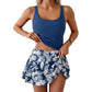☀️Summer Sale 70% Off🌊Tank Top & Side Tie Skirt Swimwear Set