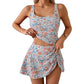 ☀️Summer Sale 70% Off🌊Tank Top & Side Tie Skirt Swimwear Set