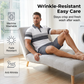 👕🌞Summer Hot Sale-50% OFF!💥Men's Two-Piece Shirt and Shorts Set – Digital Print, Athletic Fit, Wrinkle Resistant ✨
