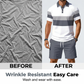 👕🌞Summer Hot Sale-50% OFF!💥Men's Two-Piece Shirt and Shorts Set – Digital Print, Athletic Fit, Wrinkle Resistant ✨