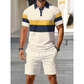 👕🌞Summer Hot Sale-50% OFF!💥Men's Two-Piece Shirt and Shorts Set – Digital Print, Athletic Fit, Wrinkle Resistant ✨