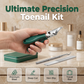 ⏳💥Final 3 hours-￡7.99!! ✂️ Precision Nail Care 3-Piece Set | Curved Blade Prevents Splitting - Double-Sided File Smooths Rough Edges | 🏃‍ At-Home Care - Perfect for Travel