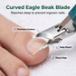 ⏳💥Final 3 hours-￡7.99!! ✂️ Precision Nail Care 3-Piece Set | Curved Blade Prevents Splitting - Double-Sided File Smooths Rough Edges | 🏃‍ At-Home Care - Perfect for Travel
