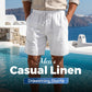 🌞Summer New Hot Selling 50% OFF🎁😎Men’s Summer Linen & Tencel™ Shorts ☀️  Relaxed Fit • Breathable, Drapey Fabric • Mid-Length Casual Style 🌿🇬🇧
