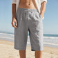 🌞Summer New Hot Selling 50% OFF🎁😎Men’s Summer Linen & Tencel™ Shorts ☀️  Relaxed Fit • Breathable, Drapey Fabric • Mid-Length Casual Style 🌿🇬🇧