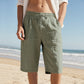🌞Summer New Hot Selling 50% OFF🎁😎Men’s Summer Linen & Tencel™ Shorts ☀️  Relaxed Fit • Breathable, Drapey Fabric • Mid-Length Casual Style 🌿🇬🇧