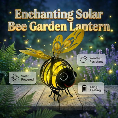 🔥Limited Time £10.99!! ⚡50K+ SOLD!✨🐝Hanging Solar Bee Light – Warm Amber Glow, Flicker-Free, Perfect for Garden Parties, Camping, or Kids’ Rooms – Spread Joy Day and Night 🌞🌜 2