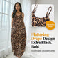 🌊🌞Summer Hot Sale-60% Off!!🌿👗🐆Women's Leopard Print Spaghetti Strap Maxi Dress