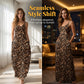 🌊🌞Summer Hot Sale-60% Off!!🌿👗🐆Women's Leopard Print Spaghetti Strap Maxi Dress