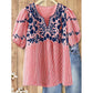 🔥New Hot Selling-60% Off!!🌿⏰Embroidered Breezy Blouse