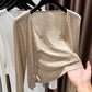 🌸 50% OFF NOW! 🌸Women Thin Cropped Cardigan Button Front Summer Shawl for Slip Dress