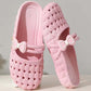 🩴Summer Sale Special Price:£9.99!!!⏰Women's Closed-Toe Breathable Mules — Lightweight Slip-On Sandals | Padded Memory Foam