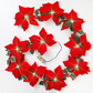 ⏰Christmas Limited Sale 50% OFF!!🎄50K+ SOLD! 🎁🎄 Christmas Poinsettia String Lights – Add a Warm Holiday Glow ✨