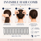 ⏳🏆LAST DAY SALE: ￡6.99!! 🎁Buy 1 Get 1 Free🔥💇‍♀️✨ Flexible Invisible Hair Comb—invisible, flexible, and non-slip—instantly creates a perfectly secure hold! 🌟