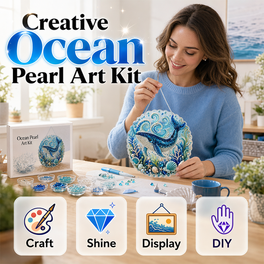 🔥New Hot Selling-60% Off!!🌊 DIY Ocean Pearl Painting – Create Your Own Unique Wall Art with a Beautiful Sea Theme