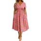 💃2026 Hot Sale 70% OFF🌿⏳Women's V-Neck Floral Print Dress with Twist Waist 2