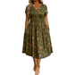 💃2026 Hot Sale 70% OFF🌿⏳Women's V-Neck Floral Print Dress with Twist Waist 2