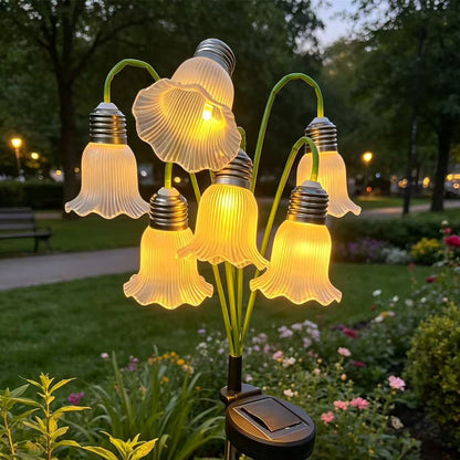 📢📢Last day sale 50% OFF🔥⏰Solar Flower Lights Outdoor Garden Decorations