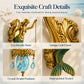 ⏳LAST DAY SALE ONLY ￡19.98!!🌊Antique Gold Coastal Mermaid Wall Light 🧜‍♀️✨  Hand-Painted Vintage Sconce for Indoors & Covered Outdoor Spaces 🏡🌊