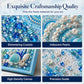 ❄️Surprise Price: ￡7.99 Today!!🐚3D Ocean Pearl Art DIY Kit – Glossy Painting Set with Sea Life, Pearls and Relief Texture