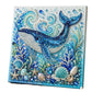 ❄️Surprise Price: ￡7.99 Today!!🐚3D Ocean Pearl Art DIY Kit – Glossy Painting Set with Sea Life, Pearls and Relief Texture