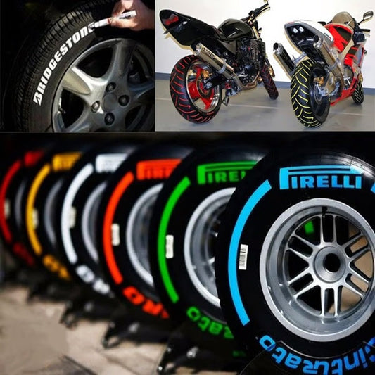 🎁💥LAST DAY SPECIAL PRICE!-￡6.99!!🔥🚗Oil-Based Waterproof Tire Paint Marker