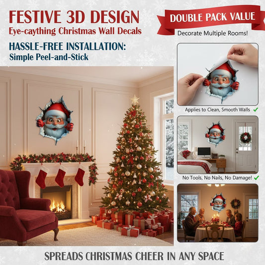 🎁Christmas Hot Sale Only￡5.99!!🔥🎅Christmas Creative Wall Sticker