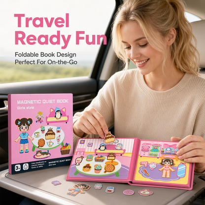 🧩Christmas Pre Sale￡8.99!!☃️ 🧒 Kids Magnetic Quiet Book – Folding puzzle scenes, magnetic & educational – Boosts creativity & learning for boys & girls 👧✨ 2