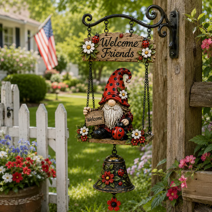 🎁🔥Last day sale 50% OFF🔥🧙‍♂️Gnome Welcome Doorbell Outdoor Decor