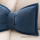 🔥HOT SALE 50% OFF🎁🎀Soft Chenille Bow-Shaped Throw Pillow