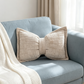 🔥HOT SALE 50% OFF🎁🎀Soft Chenille Bow-Shaped Throw Pillow