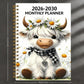 🏆📅Flash Sale⚡50K+ SOLD! Almost Gone-💥🐮 Highland Cow 5-Year Monthly Planner – Long-Term Organisation & Goal Planning in One Place ✨