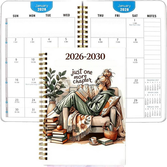 ⏰📅 LAST DAY SALE ONLY￡7.99!! 📚 2026–2030 5-Year Planner | Long-Term Monthly Organizer & Goal Planning Log Book for Work, School & Everyday Life
