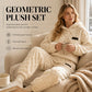 🔥2026 Hot Sale 50% OFF✨🍂 Embossed Geometric Plush Set – Timeless Comfort & Effortless Style For Every Occasion