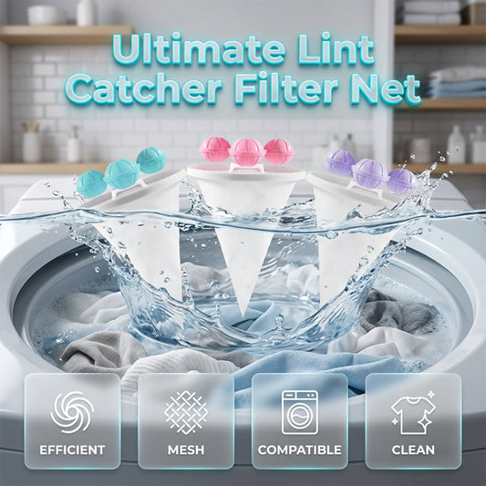 ⏳💥Final 3 hours-￡6.99!!⚡50K+ SOLD! Almost Gone-💥Floating Washing Machine Lint Catcher