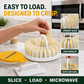 🎁💥LAST DAY SPECIAL PRICE!-￡7.99!!🔥DIY Microwave Potato Chip Maker with Slicer Bowl Set