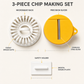 🎁💥LAST DAY SPECIAL PRICE!-￡7.99!!🔥DIY Microwave Potato Chip Maker with Slicer Bowl Set
