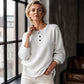 💃2026  Autumn New Arrival 50% OFF💥🔥50% OFF! Womens's Casual Waffle Knit Sweatshirt