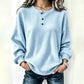 💃2026  Autumn New Arrival 50% OFF💥🔥50% OFF! Womens's Casual Waffle Knit Sweatshirt