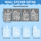 🔥🎁70% OFF!!!-Ready for Christmas! ONLY￡6.99!🎁🎄 Christmas Village Window Sticker Set
