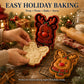 ⏰Christmas Limited Sale 50% OFF!!🎄50K+ SOLD! 🎁🎄Christmas Mini Pie & Pastry Press Mould – 8 Festive Designs