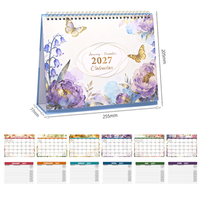 🔥HOT SALE 50% OFF🎁2027 Creative Desk Calendar with Sticky Notes