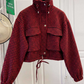 🔥New Hot Selling-60% Off!!🌿Women's Cropped Houndstooth Jacket