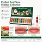 ⏰Christmas Limited Sale 50% OFF!!🎄50K+ SOLD! 🎁💋Christmas Moisturizing Lip Balm Set – Hydrating, Long-Lasting, Perfect Holiday Gift