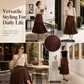 🥳AUTUMN HOT SALE 50% OFF!🍂Women's High Waist Polka Dot Pleated Skirt