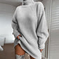 🥳AUTUMN HOT SALE 50% OFF!🥳🍂50K+ SOLD!💥Women's Cozy Turtleneck Knit Sweater Dress