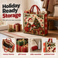 ⏰Christmas Limited Sale 50% OFF!!🎄50K+ SOLD! 🎁Christmas Theme Quilted Tote Bag